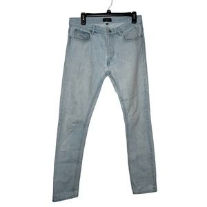 A.P.C. Women's Jeans Petite Standard Distressed Button Fly Slim Straight‎ Leg 30